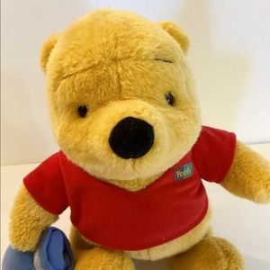 Mattel Winnie the Pooh Plush‎ 10" 1994 Honey Pot